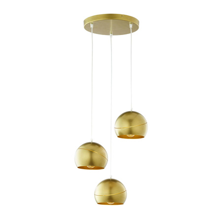 YODA GOLD ORBIT LAMPA WISZĄCA 3 PŁ