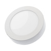ALGINE ECO LED ROUND 230V 12W IP20 CW SUFITOWE biała ramka NATYNKOWA