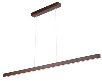 Lampa wisząca SMALL 1 LED 120 orzech drewniana