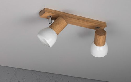 Lampa sufitowa dębowa SVENDA 2