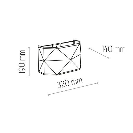 KANTOOR NATURE KINKIET 1 PŁ