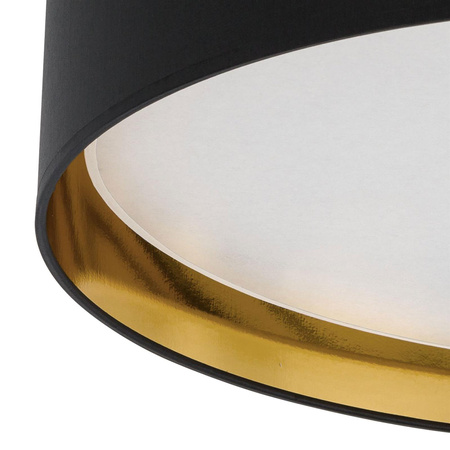 BILBAO BLACK/GOLD LAMPA SUFITOWA 4 PŁ 600