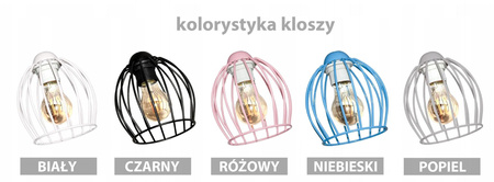 Lampa sufitowa MOTYLEK OWAL 2 szara