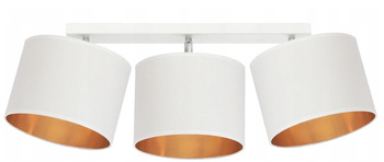 Lampa sufitowa GOLD 3 biała