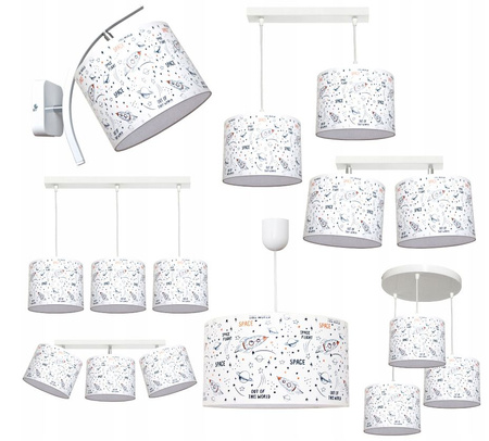 Lampa sufitowa RAKIETY 3 koło