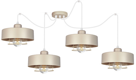 Lampa wisząca PAJĄK LOFT SPIRO 4