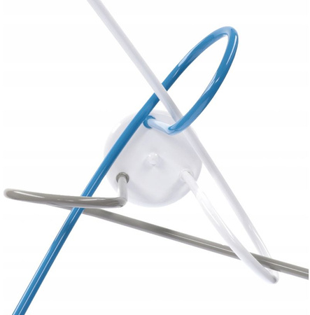 Lampa sufitowa EDISON 3 niebieska