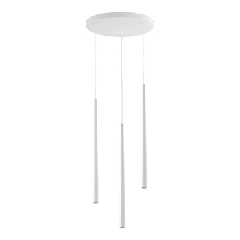 PIANO WHITE LAMPA WISZĄCA 3 PŁ