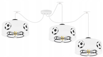 Lampa wisząca PAJĄK MUNDIAL SPIRO 3 biała