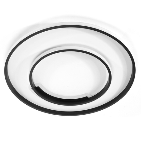 LAMPA SUFITOWA PLAFON LED OKRĘGI I LINIE 76W + PILOT DL-G03