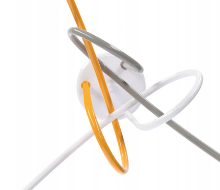 Lampa sufitowa EDISON 3 żółta mix