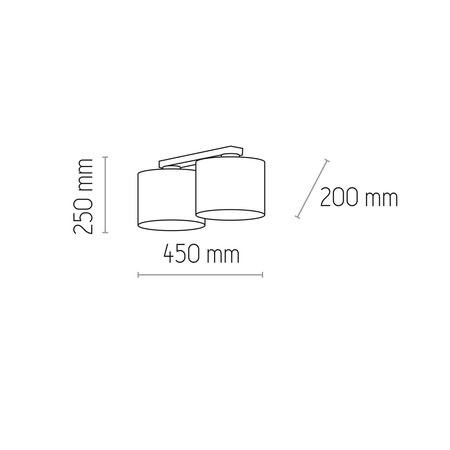 JUTA LAMPA SUFITOWA 2 PŁ