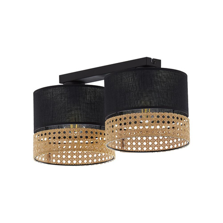 PAGLIA BLACK LAMPA SUFITOWA 2 PŁ