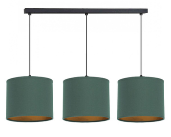 Lampa wisząca GOLD 3 zielona