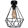 Lampa sufitowa DIAMOND 1 czarna średnia