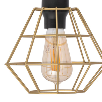 DIAMOND NEW BLACK/GOLD KINKIET 1 PL