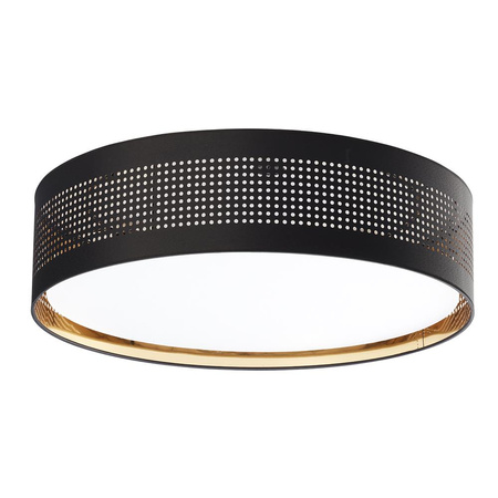 TAGO BLACK/GOLD LAMPA SUFITOWA 4 PŁ 600