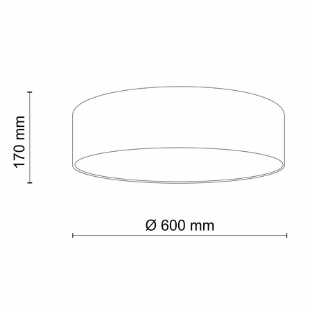 EARTH LAMPA SUFITOWA 4 PŁ