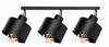 Lampa sufitowa LOFT 3 czarny listwa