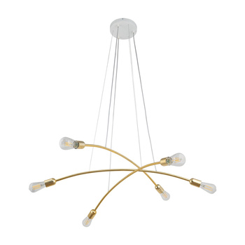 HELIX GOLD LAMPA WISZĄCA 6 PŁ