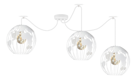 Lampa wisząca PAJĄK GLOBUS 3