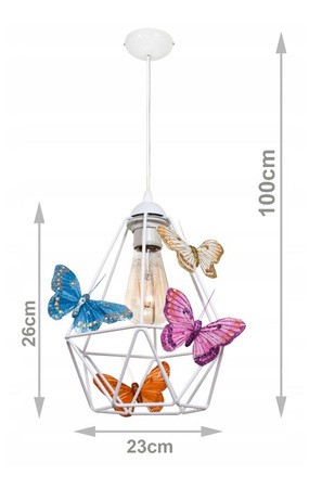Lampa wisząca MOTYLEK 1 WHITE