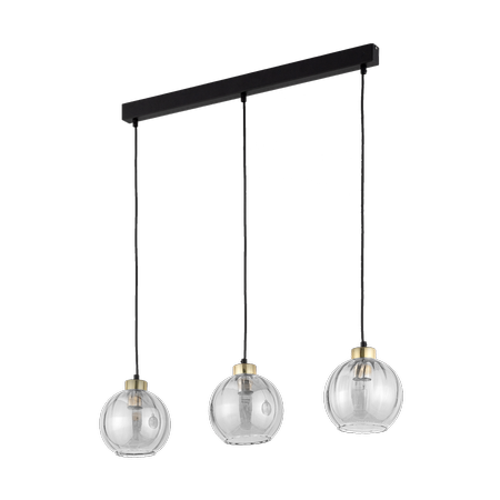 DEVI TRANSPARENT LAMPA WISZĄCA 3 PŁ LISTWA