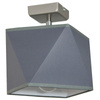 Lampa sufitowa ABAŻUR 3D szary