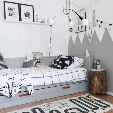 Lampa sufitowa EDISON 3 czarna mix