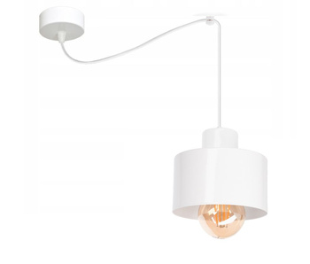 Lampa wisząca PAJĄK LOFT 1 biała