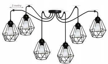 Lampa wisząca PAJĄK DIAMOND 6