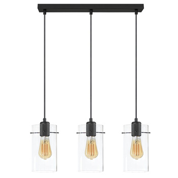 FIRENZE NEW TRANSPARENT LAMPA WISZĄCA 3 PŁ LISTWA