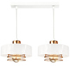 Lampa wisząca LOFT SPIRO 2 biała copper
