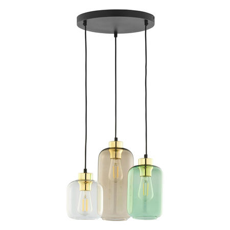 MARCO GREEN LAMPA WISZĄCA 3 PŁ KOŁO