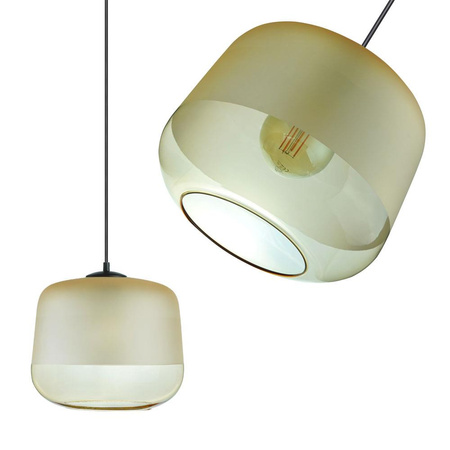 PRINCE LAMPA WISZĄCA 1 PŁ BURSZTYN/MAT