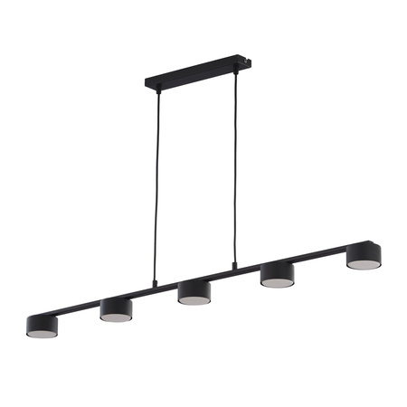 DALLAS BLACK LAMPA WISZĄCA 5 PŁ