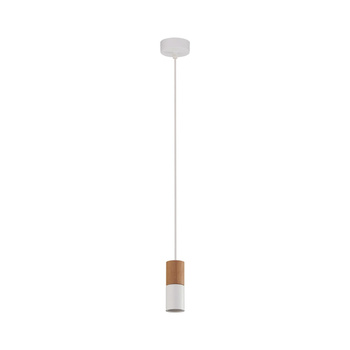 ELIT WHITE/WOOD LAMPA WISZĄCA 1 PŁ