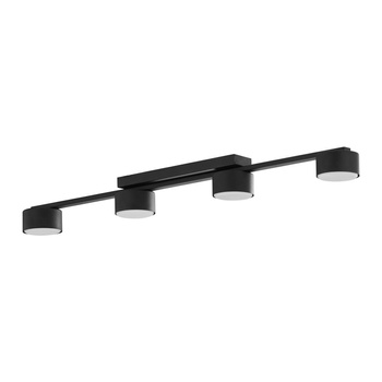 DALLAS BLACK LAMPA SUFITOWA 4 PŁ