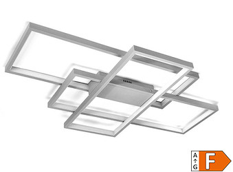 Lampa sufitowa LED 80W szara DL-Z01 + pilot