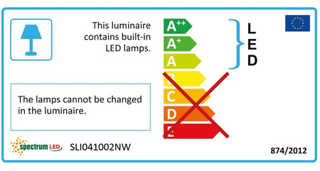 TECHNIC LAMP LED 5W IP54 230V NW owal, klosz szklany, koszyk plastikowy,podstawa plastikowa