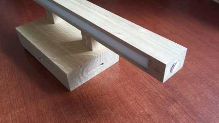 Kinkiet SMALL LED dąb drewniany