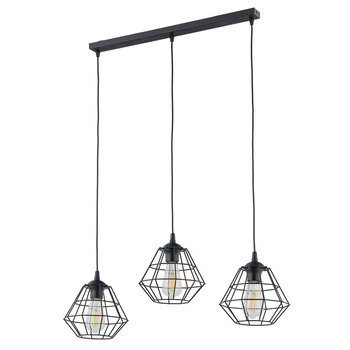 DIAMOND NEW BLACK LAMPA WISZĄCA 3 PL LISTWA