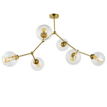 FAIRY LAMPA SUFITOWA 6 PŁ ZŁOTY PROSZEK