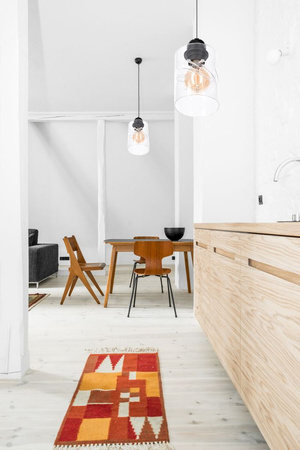 Lampa wisząca LOFT SZKŁO 1 transparent