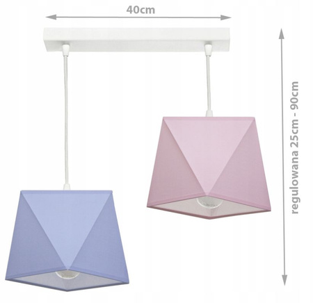 Lampa wisząca DIAMENCIK 2 listwa