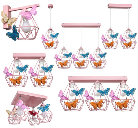 Lampa sufitowa MOTYLEK 4