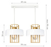 Lampa wisząca LOFT PRESTIGE 2 biało-złota