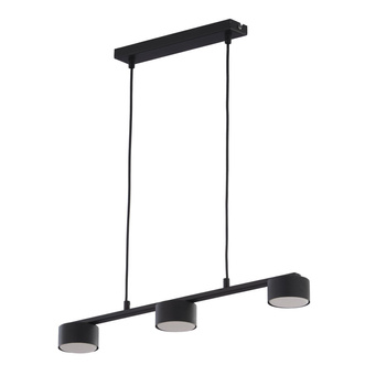 DALLAS BLACK LAMPA WISZĄCA 3 PŁ