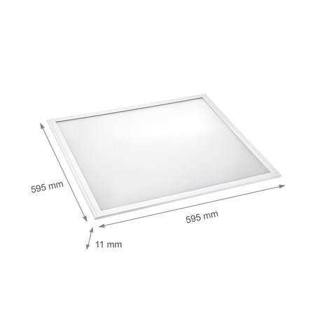 ALGINE PANEL 45W NW 230V 120st IP20 IK06 600x600x10mm BIAŁY UGR<19 5 lat gw.