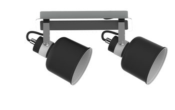 Lampa sufitowa KAMA 2 czarna